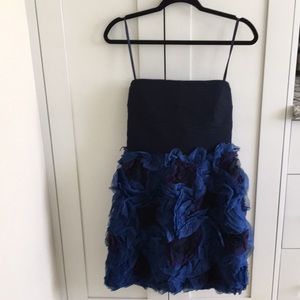 BCBG navy blue formal cocktail dress